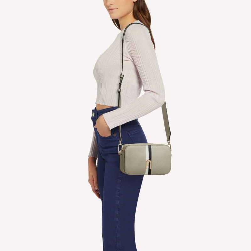 Furla PRIMULA Crossbody Veske Dame Svarte | 9645-RVDSY