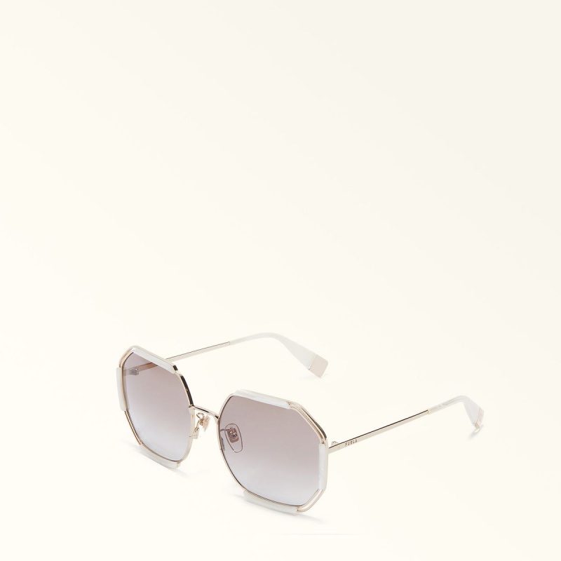 Furla SUNGLASSES Solbriller Dame Hvite | 8425-CITPK