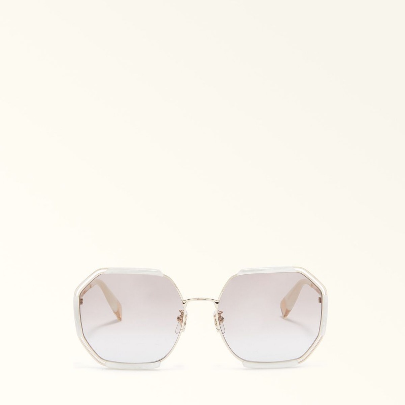 Furla SUNGLASSES Solbriller Dame Hvite | 8425-CITPK