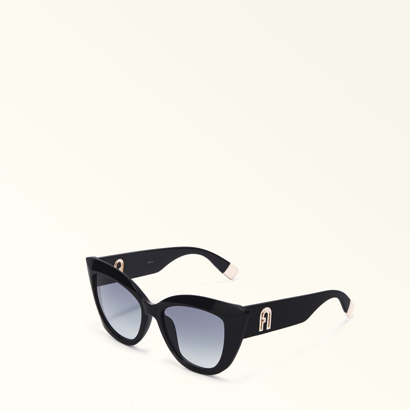 Furla SUNGLASSES Solbriller Dame Svarte | 0639-UFRQX