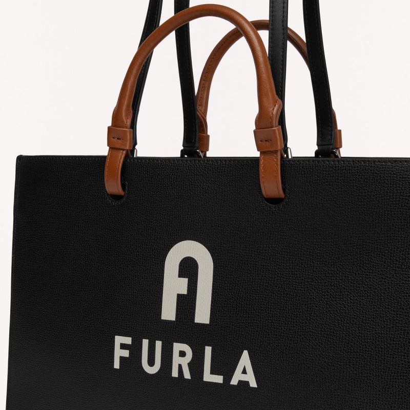 Furla VARSITY STYLE Totes Dame Svarte | 7845-YEMOG